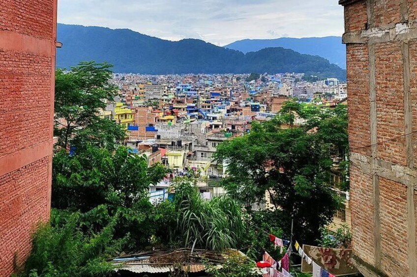 View of the Kathmandu Valley, on the way to the Monkey Temple