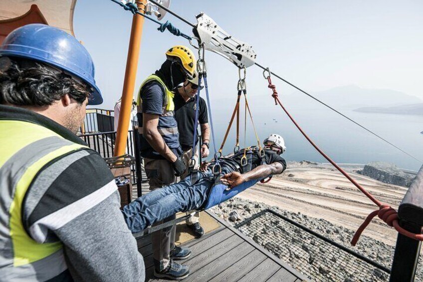 Experience the thrill of the world's longest zip line over water with the Musandam Zip Line at Oman Adventurers.