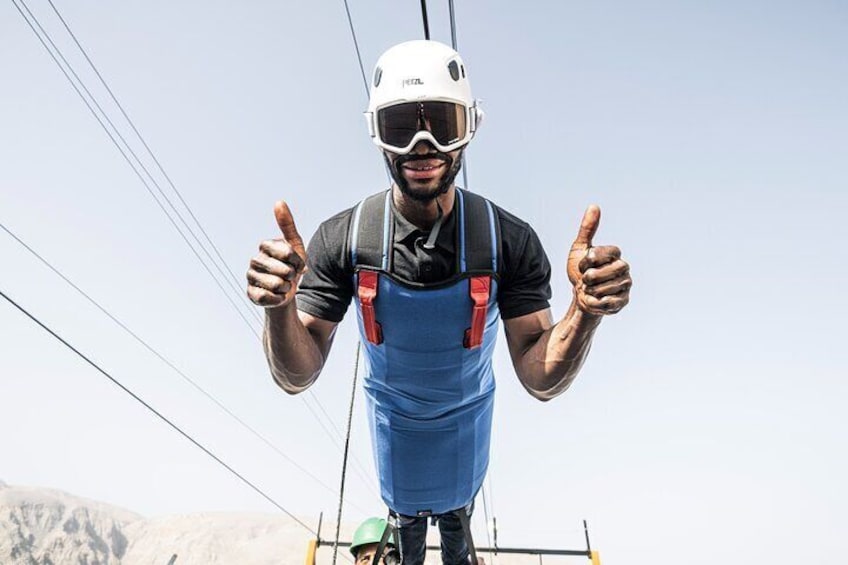 Fly high above Musandam's mountains and sea with Oman Adventures Centre's longest zipline over water, spanning an impressive 1.8 kilometers and reaching speeds of up to 130 kilometers per hour.