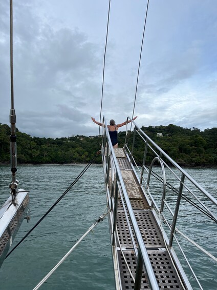 Picture 13 for Activity Quepos: Wooden Sail Yacht Cruise with Watersports and Food