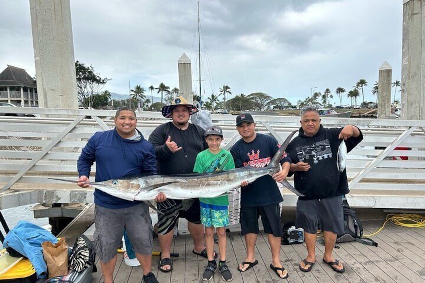 Half Day Fishing Private Tour in North Shore of Oahu on Finnatic