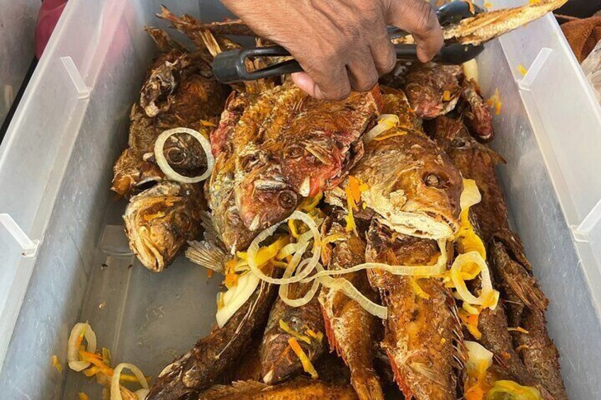 Jamaican Seafood Street Food Tour from Montego Bay, Falmouth