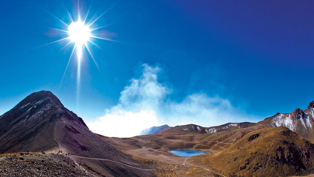 Lake and mountains in Mexico