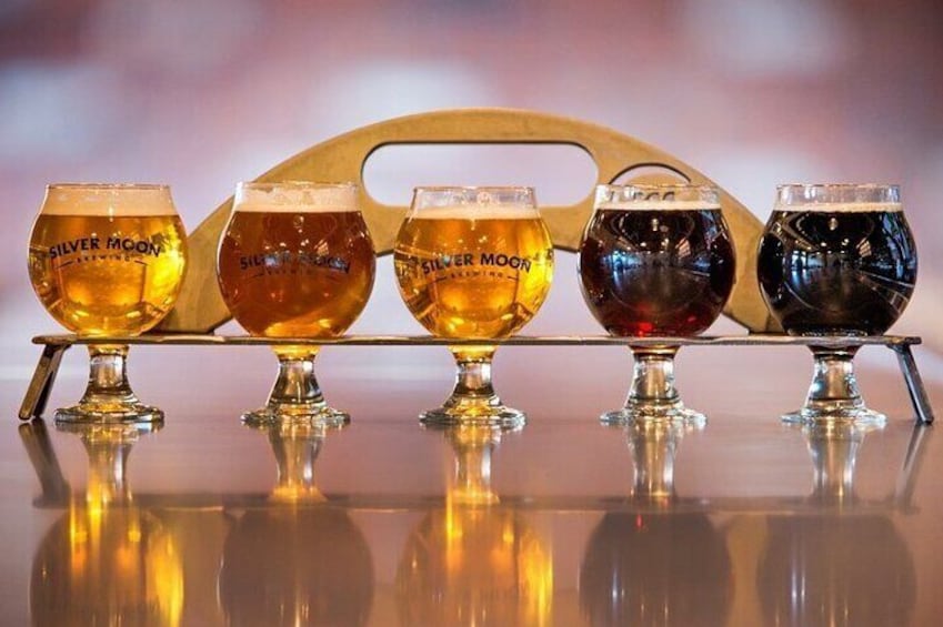 Food Truck and Brewery Tour with Complimentary Tastings