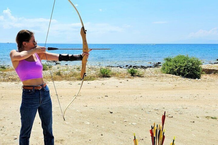 Archery on Paros Private Experience