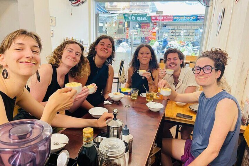 Hanoi Coffee Class learning Egg coffee, Coconut and Salted Coffee