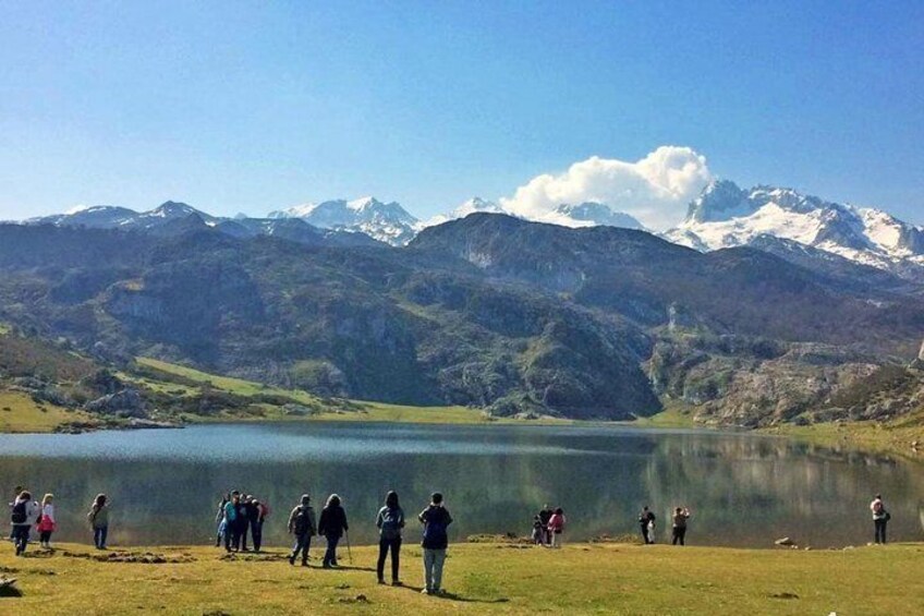 Ercina Lake and Picos de Europa