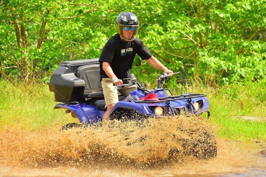 4 hour ATV Adventure on Beach and Waterfalls near Los Suenos 