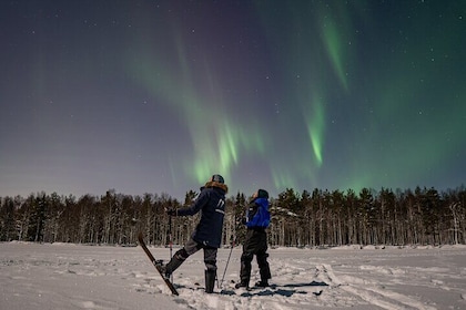 3-Hours Small-Group Ski Trekking by Night Experience