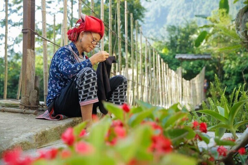 Red Dao Culture (Lech Dao village)- Sapa Half day Tour from Topas