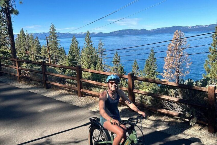 Self Guided E-Bike Tour on Lake Tahoe’s East Shore Bike Path