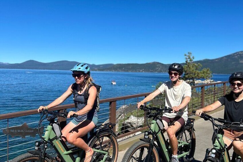 Self Guided E-Bike Tour on Lake Tahoe’s East Shore Bike Path