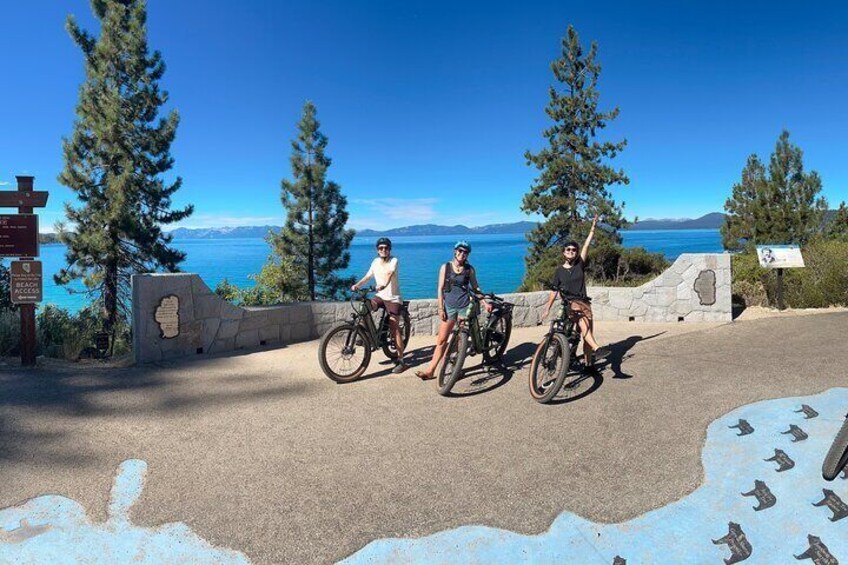 Self Guided E-Bike Tour on Lake Tahoe’s East Shore Bike Path