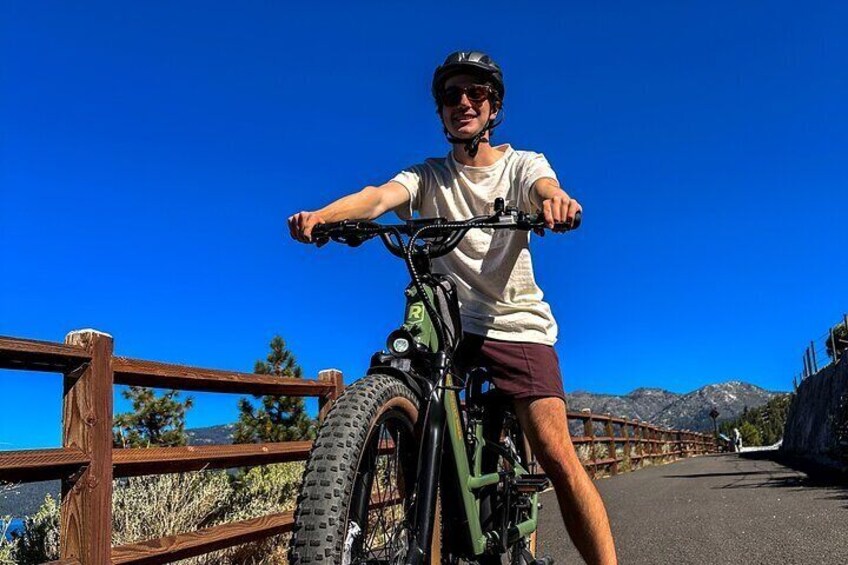 Self Guided E-Bike Tour on Lake Tahoe’s East Shore Bike Path