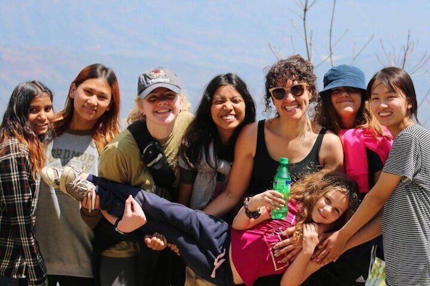 Guest having fun at Nagarkot