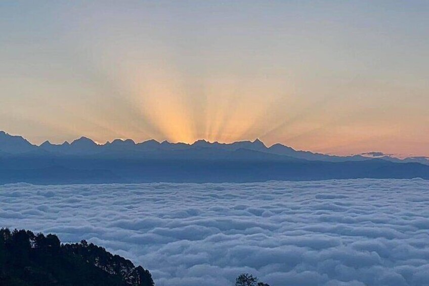 Nagarkot Sunrise time