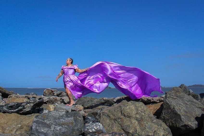 Private Flying Dress Photography Experience with Rental Included