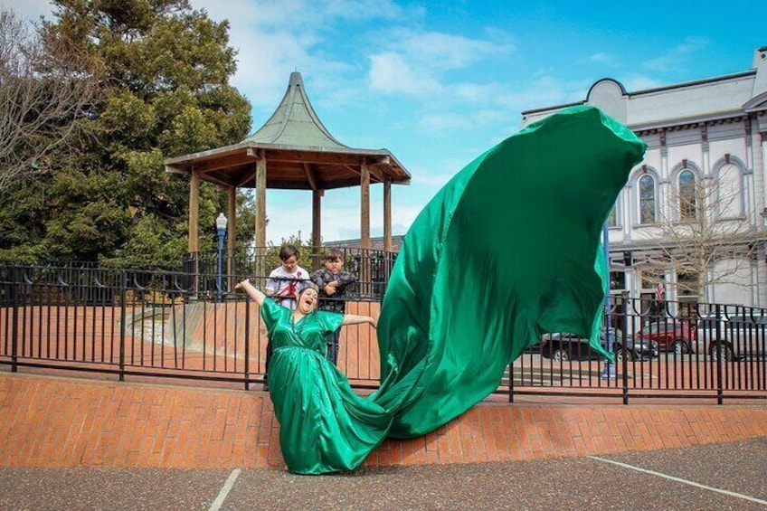 Private Flying Dress Photography Experience with Rental Included