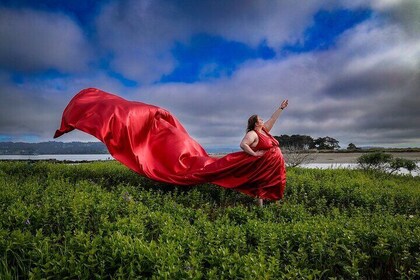 Private Flying Dress Photography Experience with Rental Included