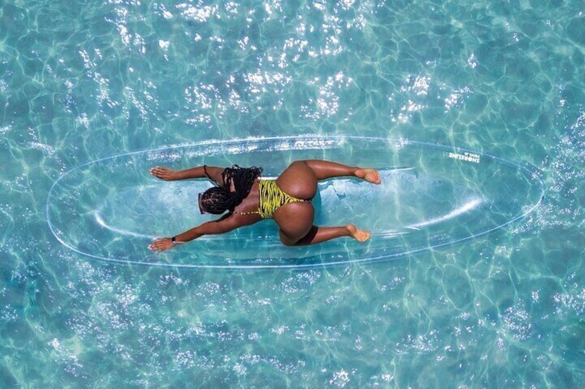 Clear Kayak Photoshoot in Montego Bay