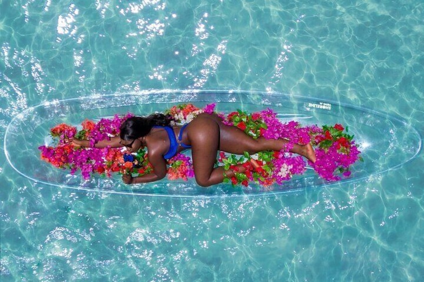Clear Kayak Photoshoot in Montego Bay