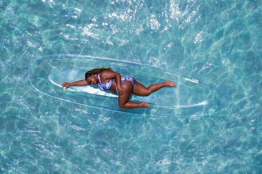 Clear Kayak Photoshoot in Montego Bay 