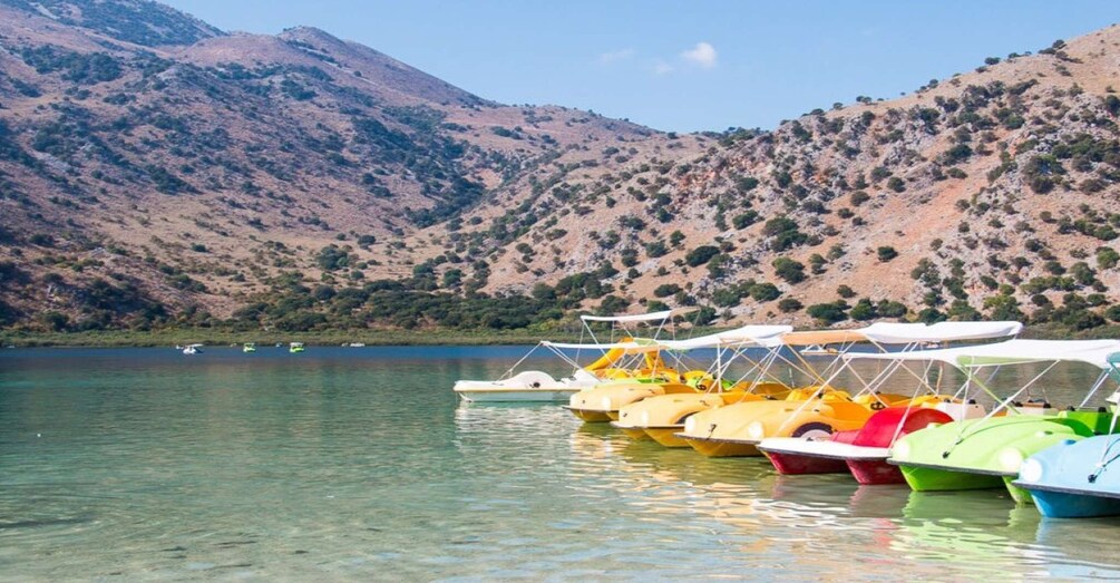 Picture 1 for Activity Lake Kournas: Pedal Boat Rental With Transfer