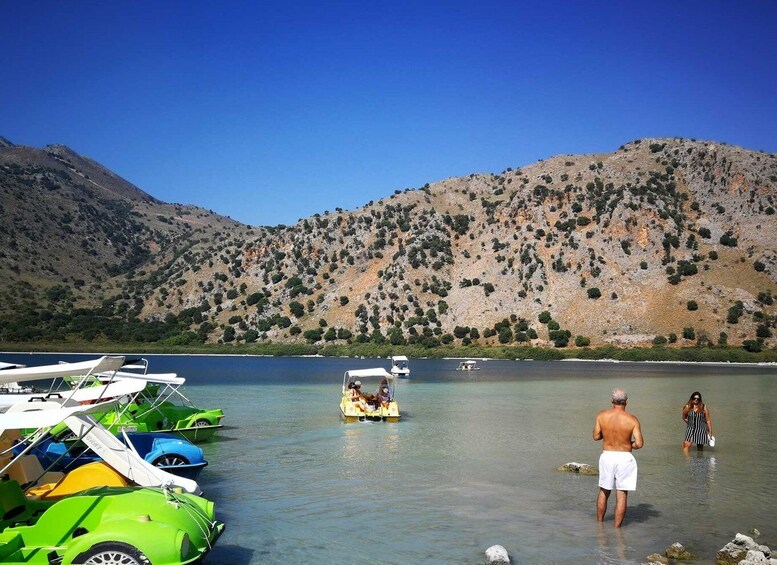 Picture 4 for Activity Lake Kournas: Pedal Boat Rental With Transfer