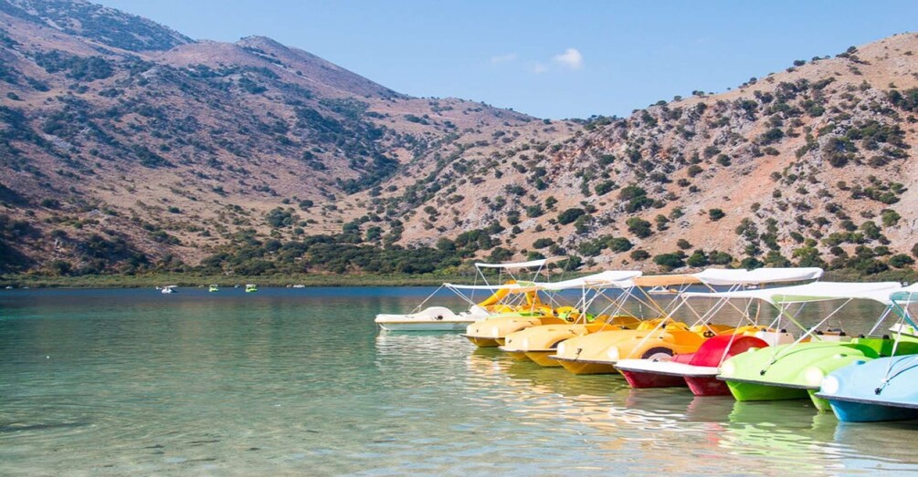 Picture 1 for Activity Lake Kournas: Pedal Boat Rental With Transfer