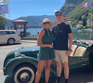 Da Milano: Tour del lago di Como alla guida di un'auto d'epoca