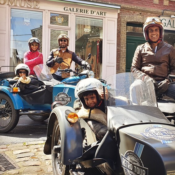 Picture 10 for Activity Honfleur: Private Guided City Tour by Vintage Sidecars