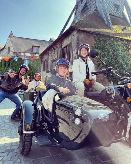 Picture 1 for Activity Honfleur: Private Guided City Tour by Vintage Sidecars