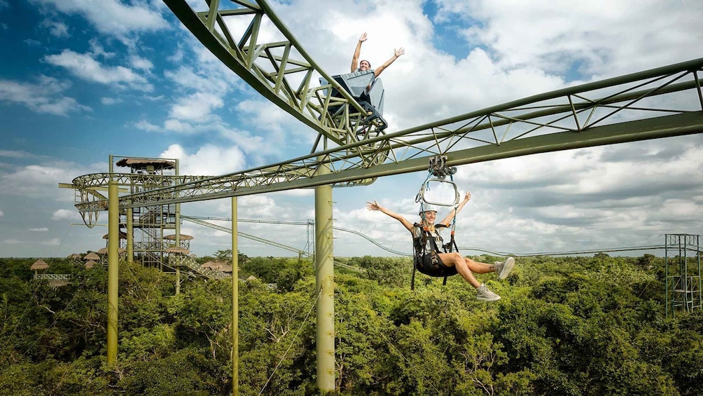 Picture 7 for Activity Selvatica Park: Zip Lines, ATV, Cenote Swim, and Bungee Tour