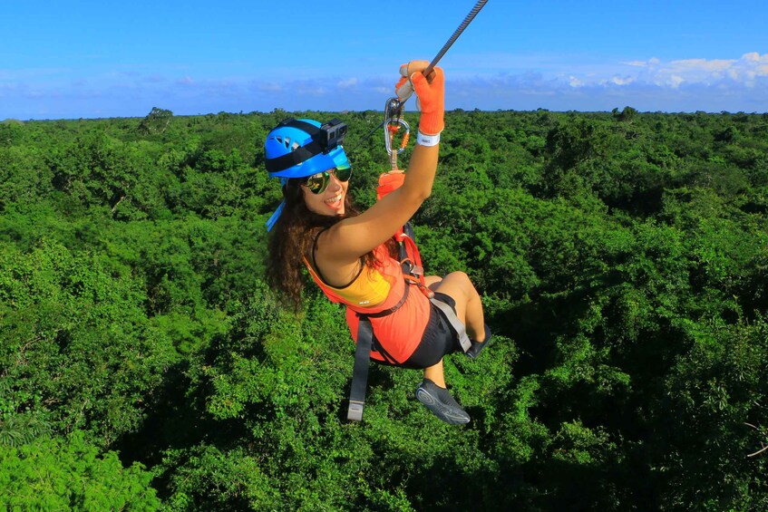 Picture 3 for Activity Selvatica Park: Zip Lines, ATV, Cenote Swim, and Bungee Tour