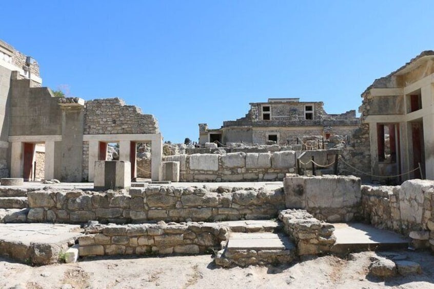 Unique Minoan Crete: Knossos Palace, Winery Visit, Zeus Cave