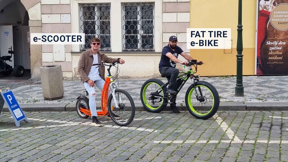 Picture 2 for Activity Prague Viewpoints: ✅ Guided Electric Fat Bike Tour