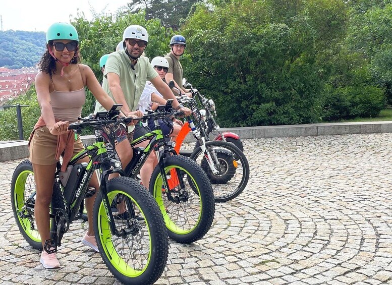 Picture 1 for Activity Prague Viewpoints: ✅ Guided Electric Fat Bike Tour