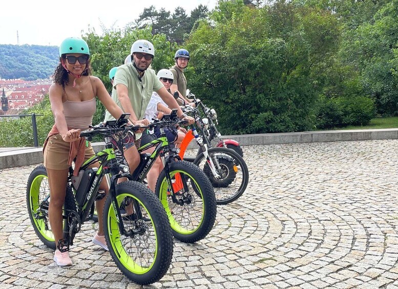 Picture 1 for Activity Prague Viewpoints: ✅ Guided Electric Fat Bike Tour