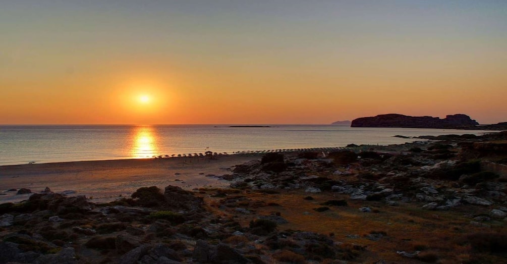 Picture 2 for Activity Chania: Falassarna Beach Sunset Trip with Transfer