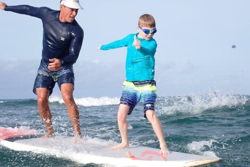 2 hours Private Kids Surfing Lessons