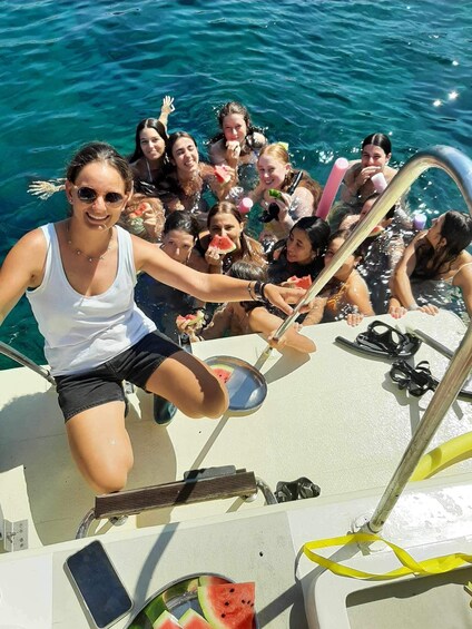 Picture 23 for Activity Rhodes Town: Boat Cruise with Swimming and Snorkeling Stops