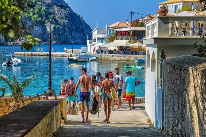 People exploring Assos