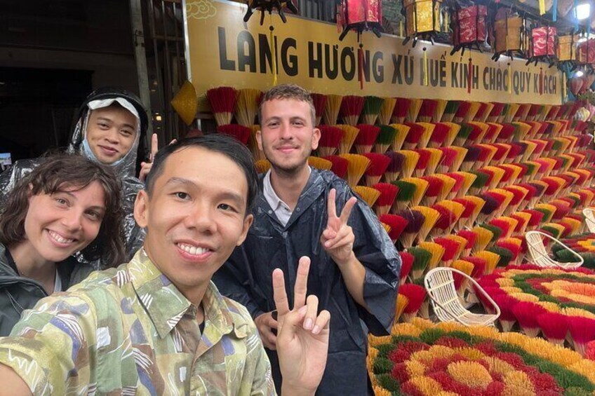 In incense village