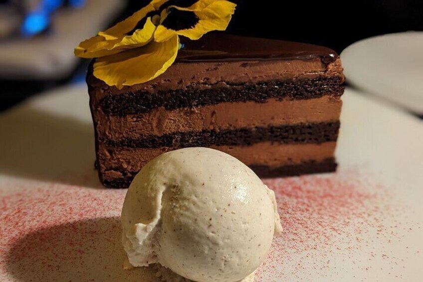 Dessert from the famous pastry chefs at the Empress Hotel