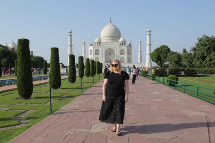 Desde Delhi: excursión privada de un día al Taj Mahal y al fuerte de Agra e...