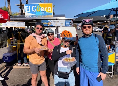 Tacos and bike, the best fish tacos in the world.