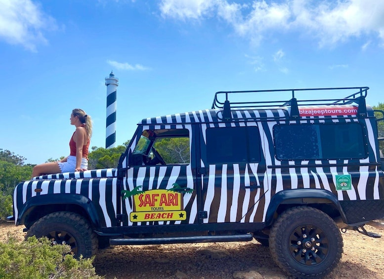 Ibiza: Beach Safari Tour by 4X4 with Snorkeling