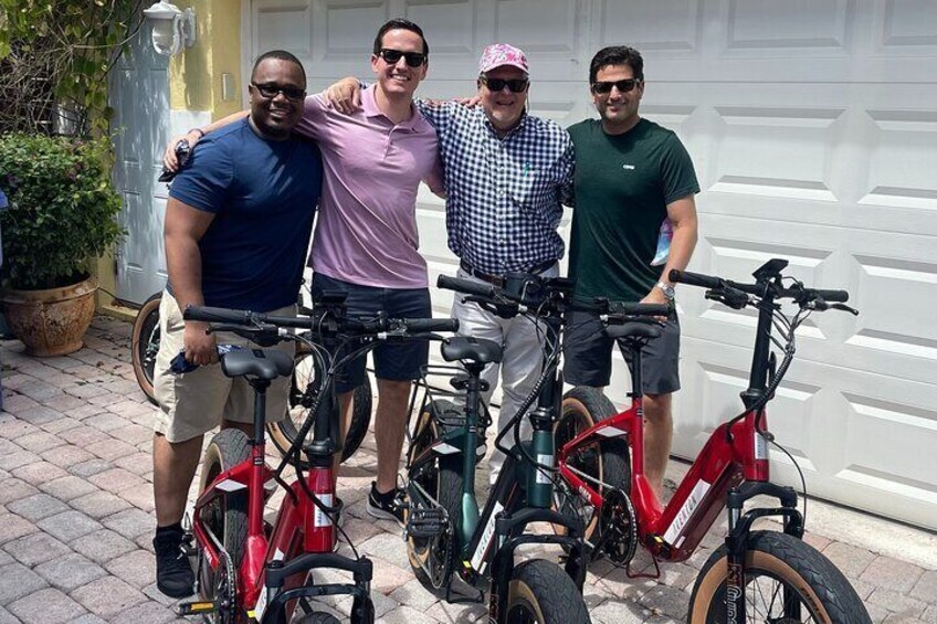 60 min Guided Electric Bike Tour of Fort Lauderdale.