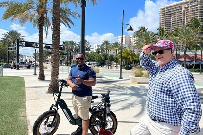 60 min Guided Electric Bike Tour of Fort Lauderdale.