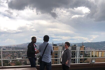 Visite de la ville de Kigali, visite commémorative du génocide, vue depuis ...